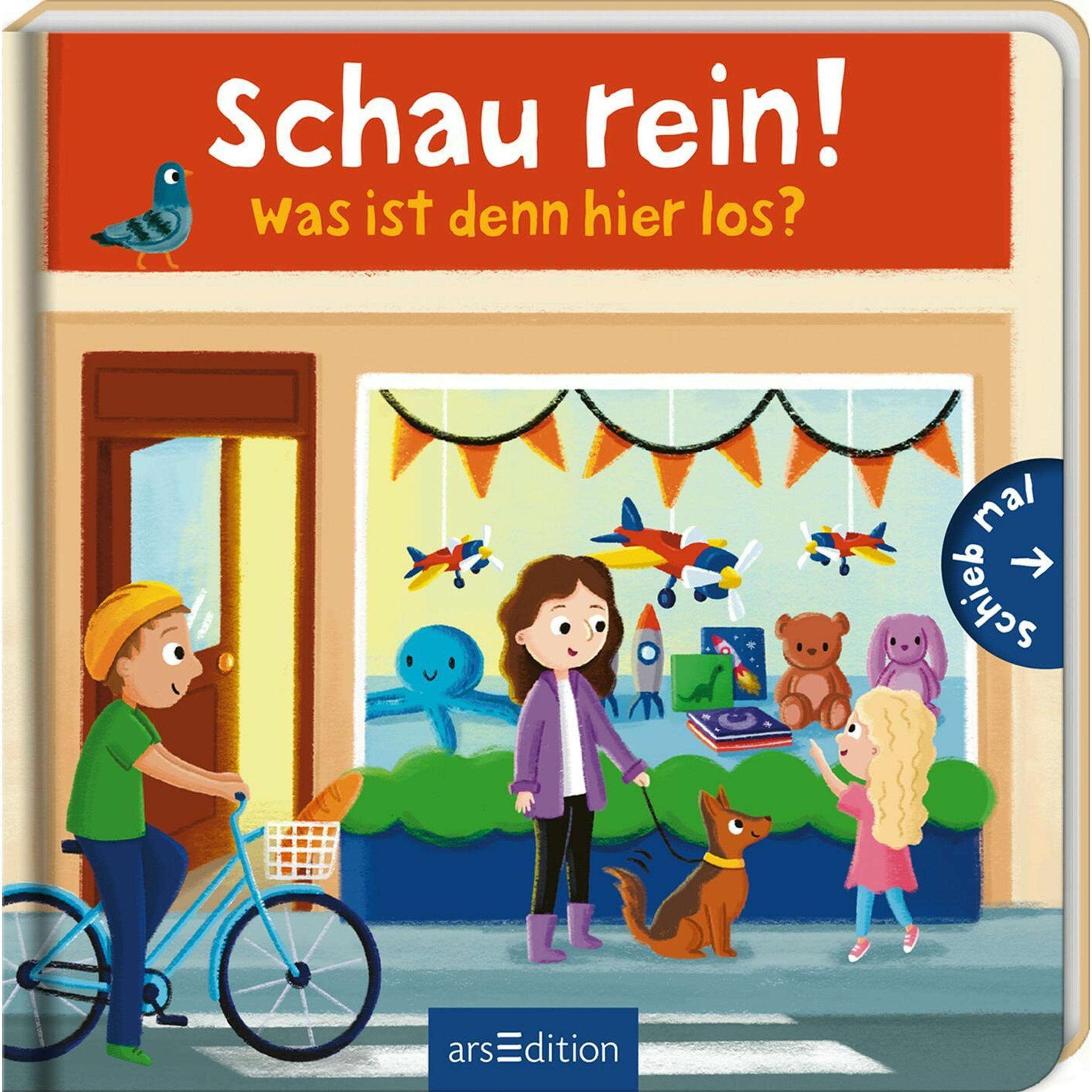 Schau rein! Was ist denn hier los?, Kinderbücher von Sophie Kent