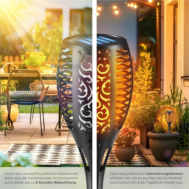 Immagine prodotto tectake Set di luci solari Flare (IP44)