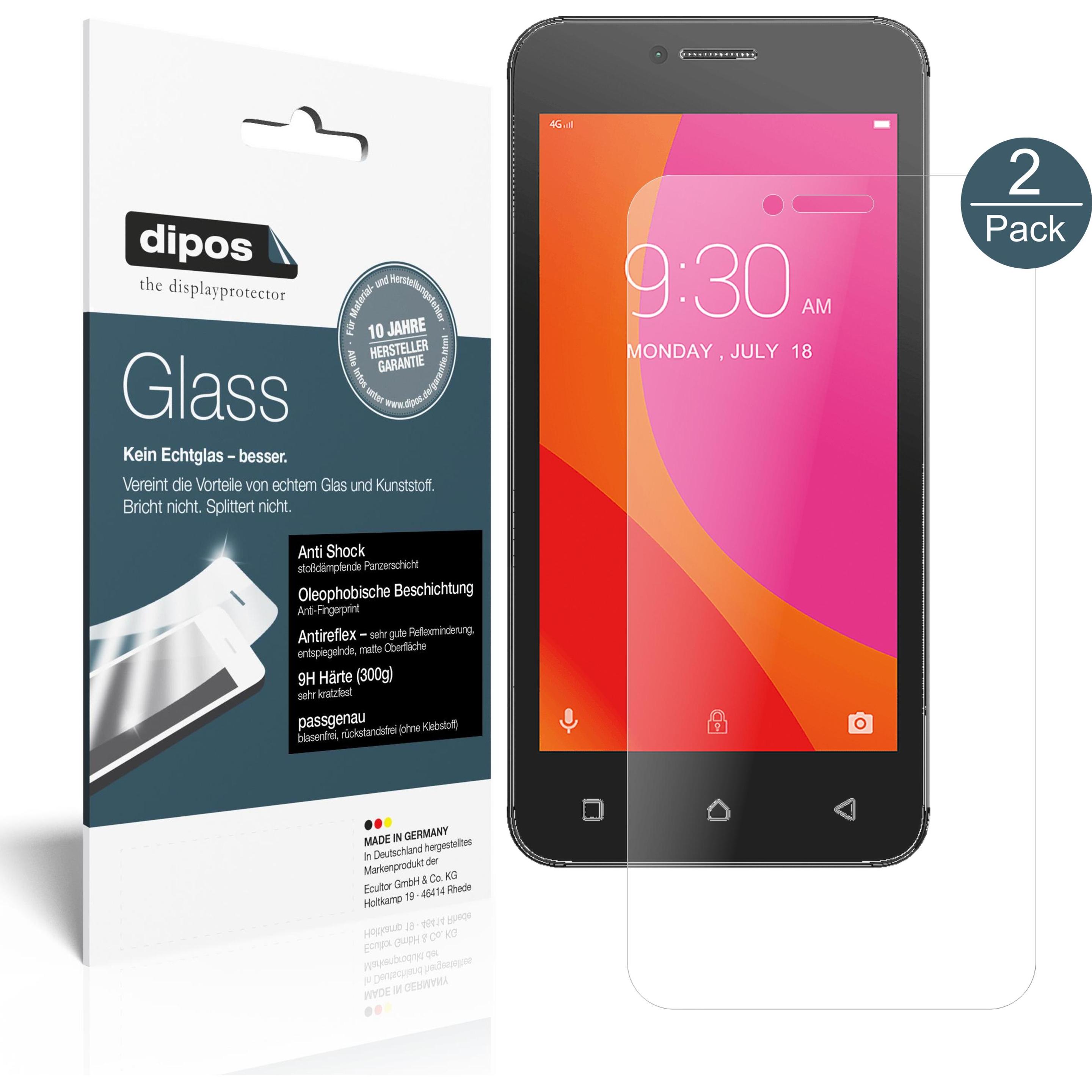 Dipos Displayschutz Anti-Shock (1 Stück, Lenovo B), Smartphone Schutzfolie, Transparent