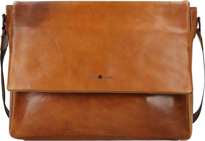 Actual product image Greenburry Newport Messenger Leder 35 cm (9 l)