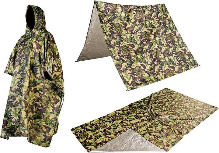 Actual product image Neo Peleryna przeciwdeszczowa (Peleryna przeciwdeszczowa 3 w 1) (124 cm)