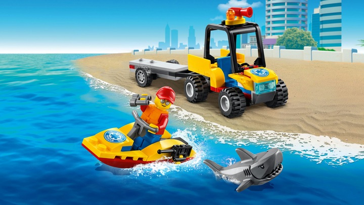 Immagine prodotto LEGO Quadro di salvataggio sulla spiaggia (60286, LEGO City)