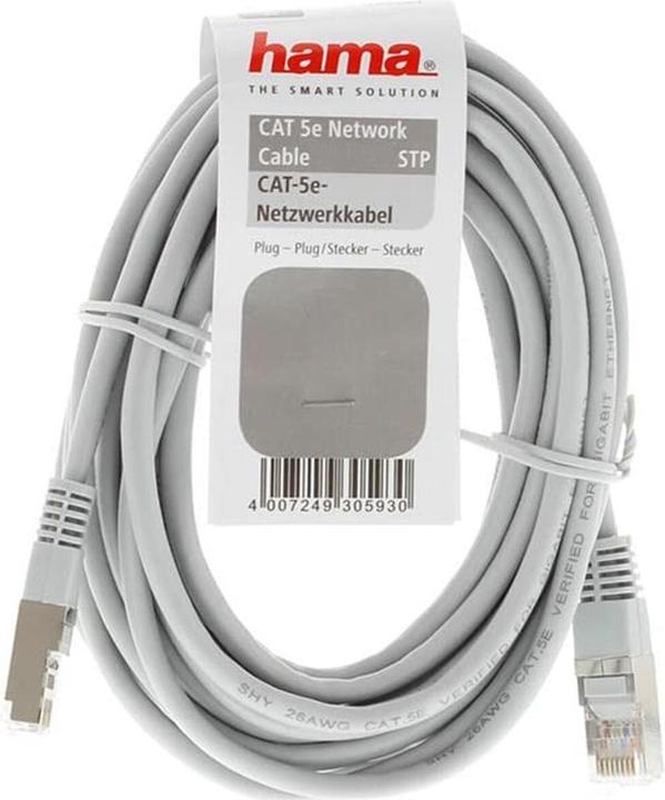 Actual product image Hama Network cable (F/UTP, CAT5e, 1.50 m)