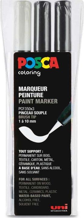 Image du produit Posca Marqueur à pigments PCF-350, étui de 3 pièces (3 x)