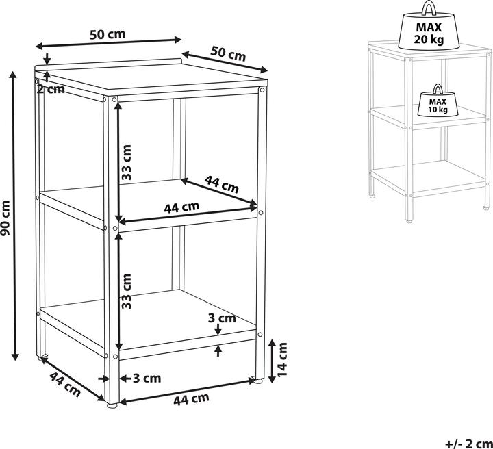 Actual product image Beliani Vilama