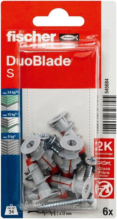 Image du produit Fischer Chevilles pour plaques de plâtre (10 pcs)