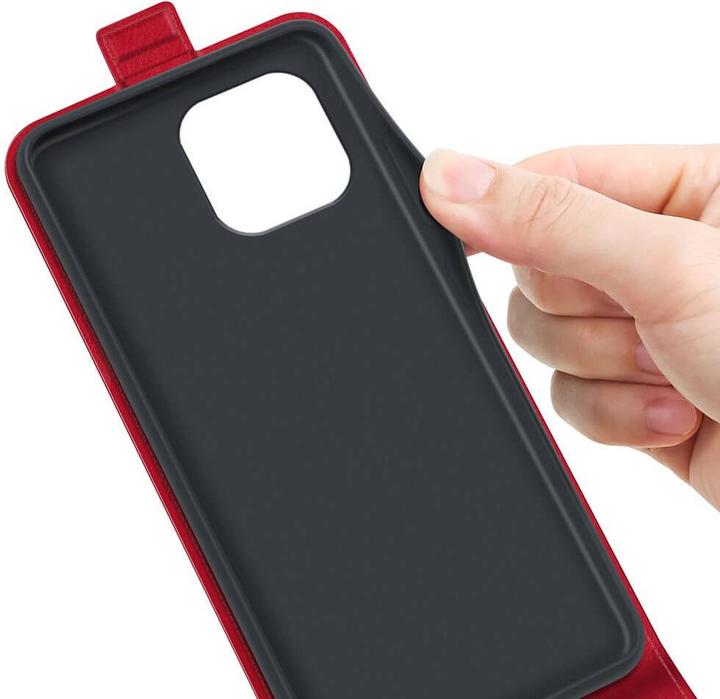 Image du produit Cover-Discount iPhone 15 - Étui flip classique rouge vertical (Apple iPhone 15)