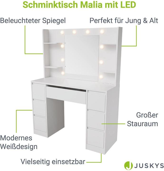 Produktbild Juskys Malia (107 x 40 x 140 cm)