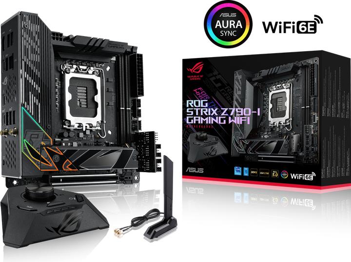 Immagine prodotto ASUS ROG Strix Z790-I Gaming Wifi (LGA 1700, Intel Z790, Mini-ITX)