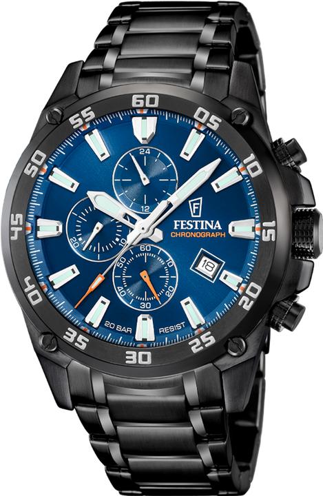 Produktbild Festina Blaue Uhr, Herren (Chronograph, 47 mm)