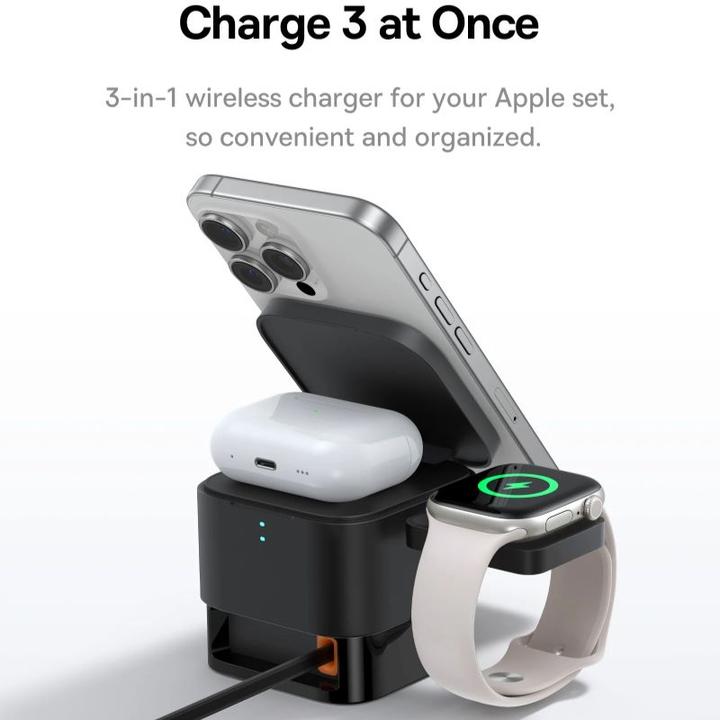 Productafbeelding Baseus Kabelloses Ladegerät P10264100123-01 Blau (25 W)