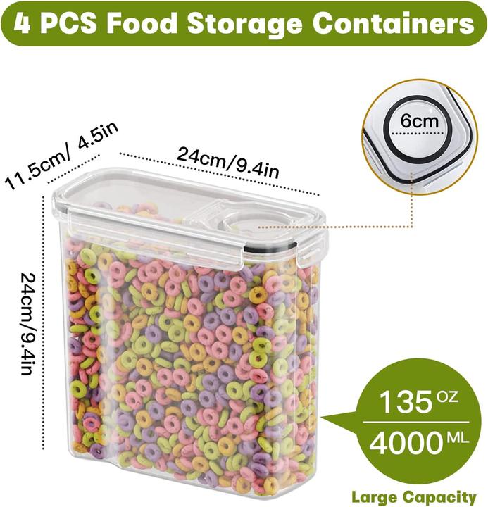Produktbild Withosent Vorratsdosen Set (4 l)