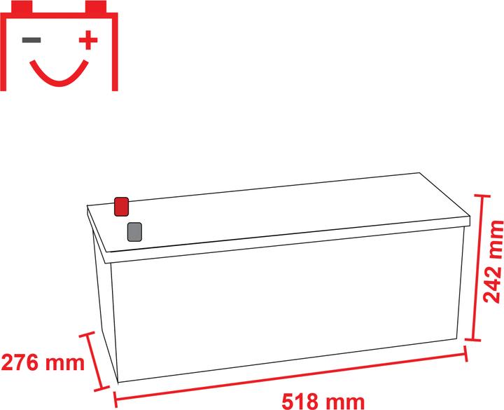 Actual product image Varta N9 Promotive Silver Truck Battery (12 V, 225 Ah, 1150 A)
