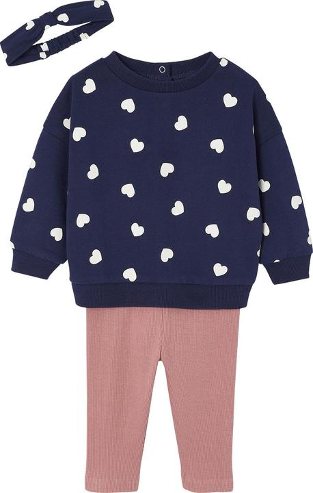 Immagine prodotto Vertbaudet Baby-Set: Sweatshirt, Leggings,Haarband (104)