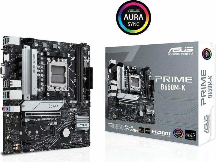 Produktbild ASUS Prime B650M-K (AM5, AMD B650, mATX)