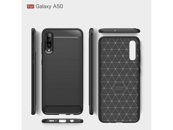 Image du produit Screenguard Samsung Galaxy A50 Housse Carbon Brushed Soft TPU (Samsung Galaxy A50)