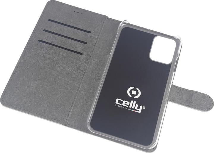 Produktbild Celly Wally Handytasche 16,5 cm (6,5') Buchtasche Grau, Weiss (Apple iPhone 11 Pro Max)