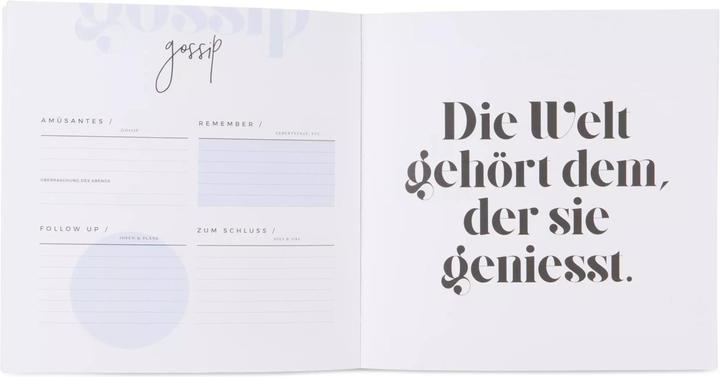 Image du produit Globus Hostbook (21 x 21 cm, Couverture souple)