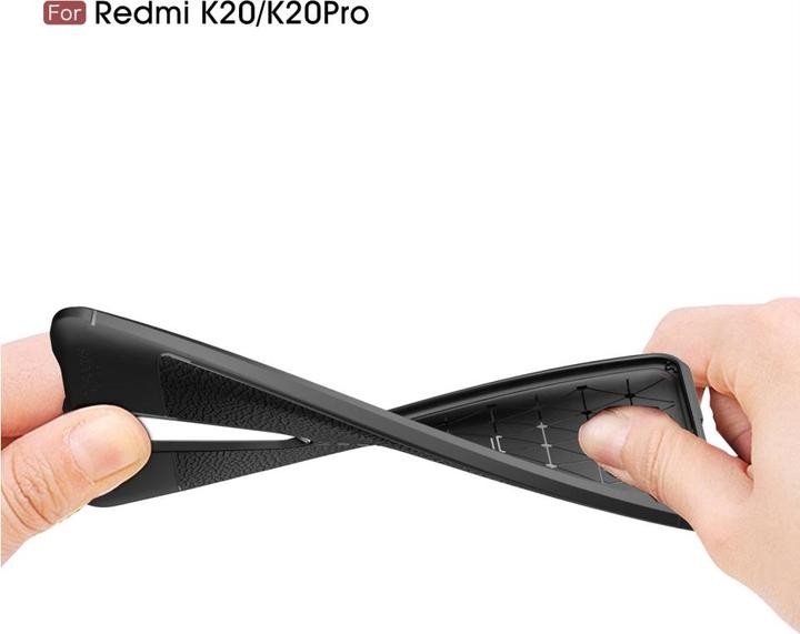 Actual product image Screenguard Xiaomi Mi 9T Case Leather Design TPU Cover (Mi 9T)