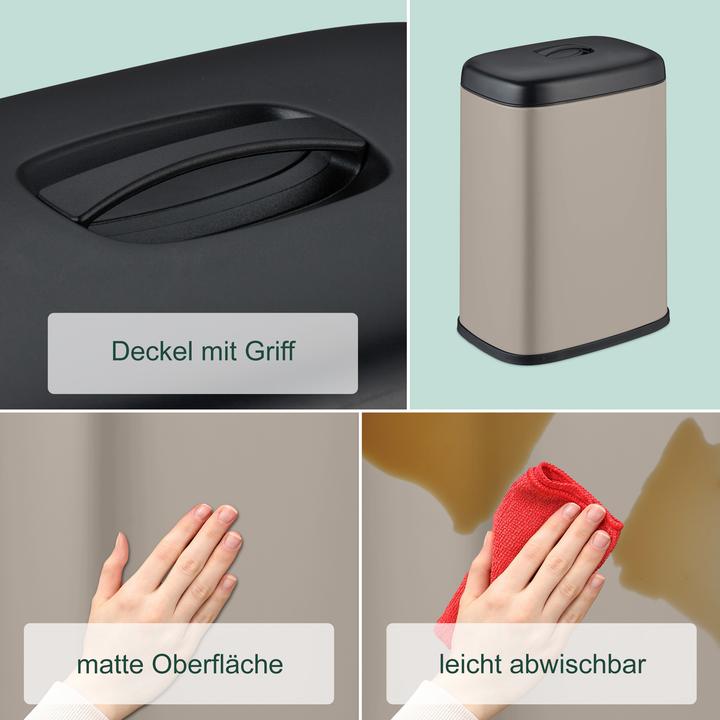 Actual product image Relaxdays waste bin (5 l)