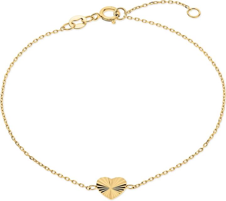Actual product image Christ Armband (19 cm, 375 yellow gold)
