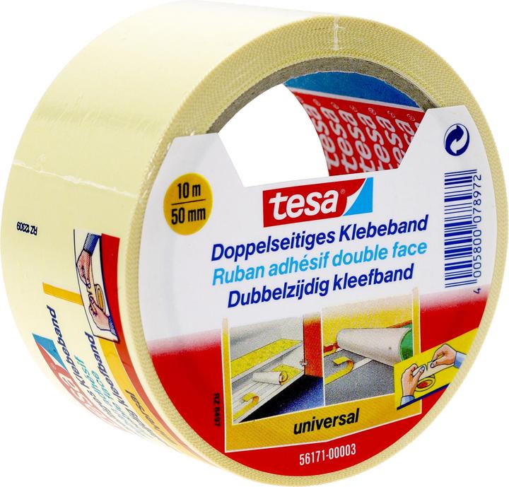 tesa UNIVERSAL double-sided adhesive tape (50 mm)