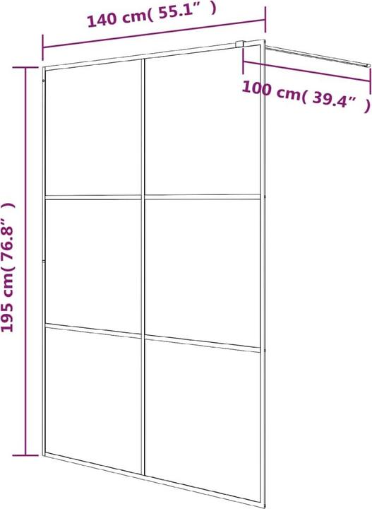 Produktbild VidaXL Emiliana (140 cm, 140 cm, 195 cm)