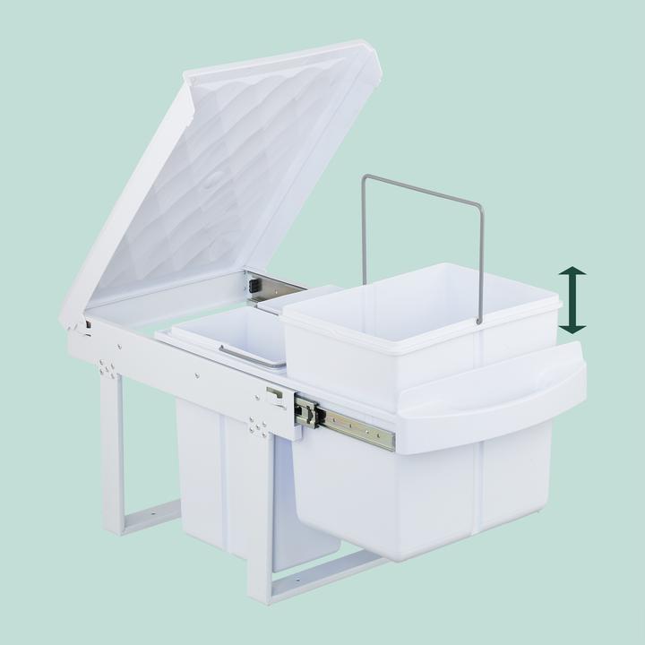 Image du produit Relaxdays Poubelle intégrée (40 l)