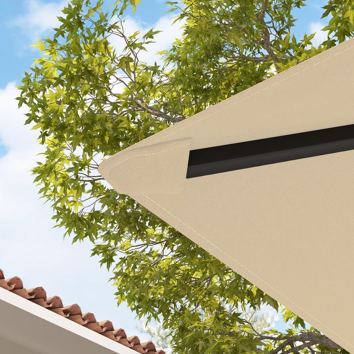 Image du produit Outsunny Pavillon Ersatzdach Oxfordstoff Beige (298 cm, 298 cm)