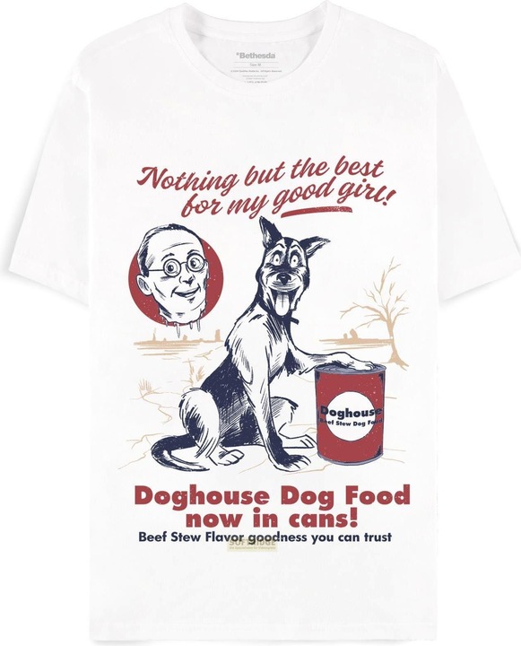 Difuzed Fallout - Vault 33 - Dogmeat - Short Sleeved T-shirt - S (S)