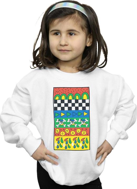 Image du produit Disney - Sweat DONALD DUCK VINTAGE PATTERN - Fille (140, 146)