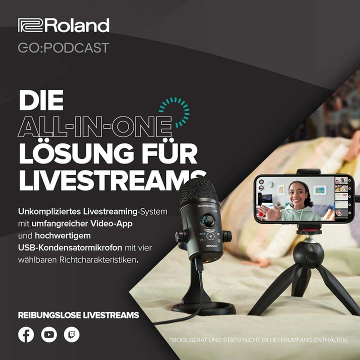 Immagine prodotto Roland Go:Podcast USB