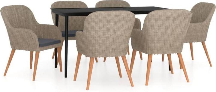 Produktbild vidaXL Garten Essgruppe (140 x 70 x 74 cm)