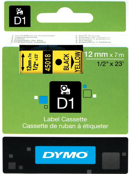 Produktbild Dymo S0720580 Standardband (1.20 cm, Gelb)
