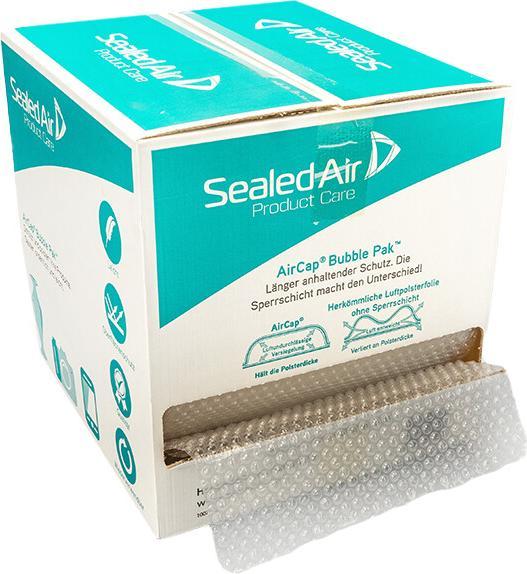 Image du produit Aircap Film à bulles d'air Dimensions : 30 cm x 50 m (l x L) Matériau : polyéthylène recyclable (1 pièce(s))