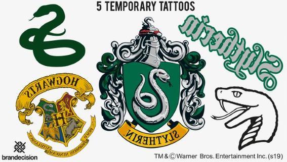 Produktbild Slytherin - Robe, Necktie and Tattoos - Kids