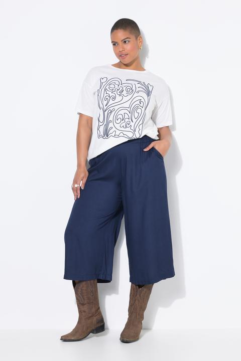 Immagine prodotto Studio Untold Culottes con taglio della gamba ampio e cintura elastica (52)