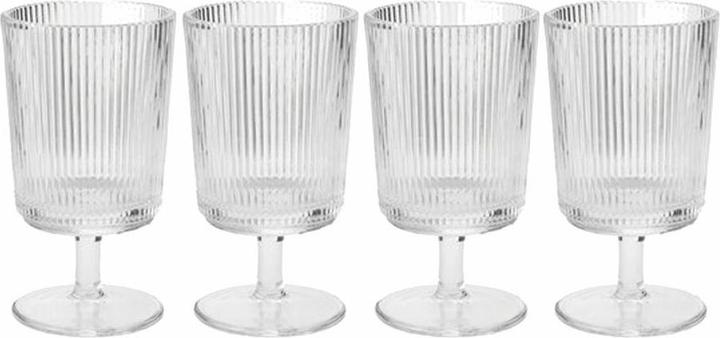 Stelton 4er Set Pilastro, 180 ml (18 cl, 4 Glasses, Red wine glasses)
