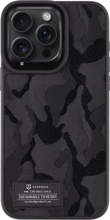 Actual product image Tactical Camo Troop Cover for Apple iPhone 15 Pro Max Black (Apple iPhone 15 Pro Max)