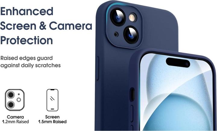 Produktbild Screenguard Apple iPhone 15 Liquid Silicone Camera Protector Case (Apple iPhone 15)