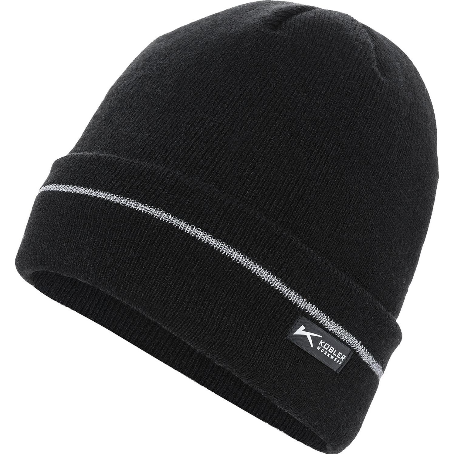 Kübler, Herren, Mütze, Strick Haube - Mütze 8206 schwarz unisex, Schwarz