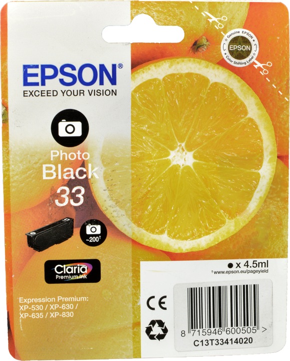 Produktbild Epson 33 Claria Premium (PBK)