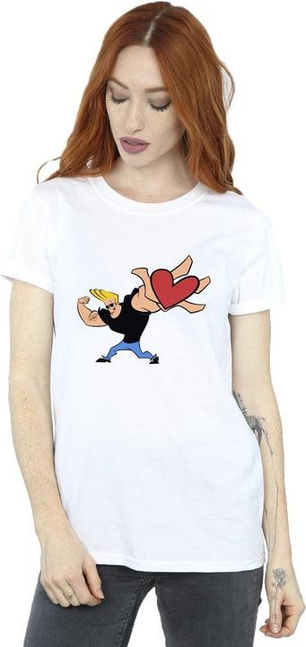 Produktbild Johnny Bravo Heart Present TShirt (S)