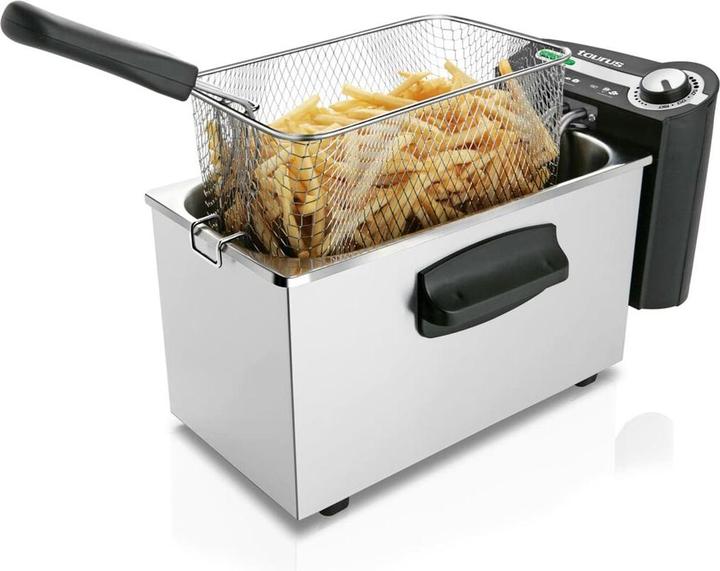 Produktbild Taurus 973947000 Fritteuse Einzelbild 4 l Schwarz Edelstahl