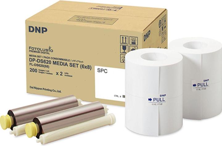 DNP Perforated Photo Paper Rolls (15 x 20 cm, 2 x)