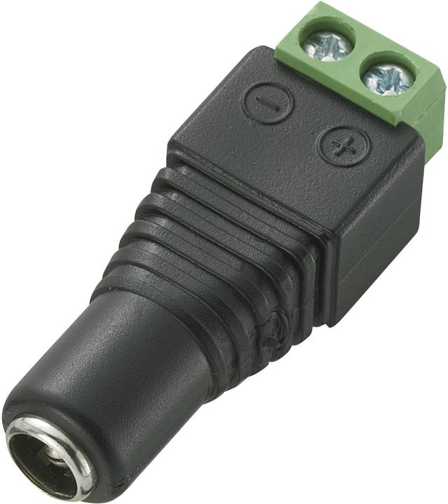 Image du produit Tru Components DC-13F Connecteur basse tension Douille, droite 5,5 mm 5,5 mm 2,5 mm 1 pc.