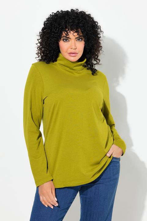 Produktbild Ulla Popken Shirt, Rollkragen, Slim, Langarm (54)