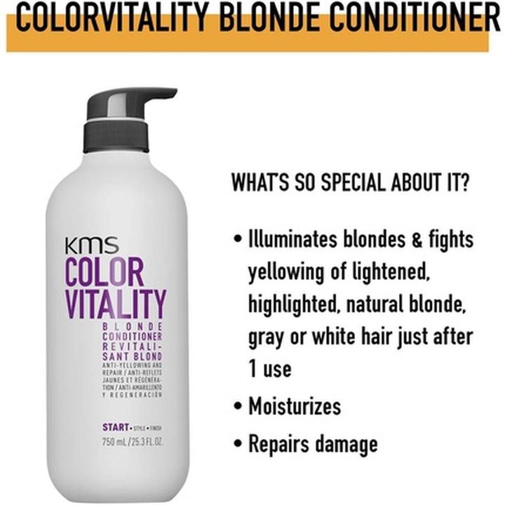 Actual product image KMS California KMS Color Vitality Blonde Conditioner Backbar (750 ml)