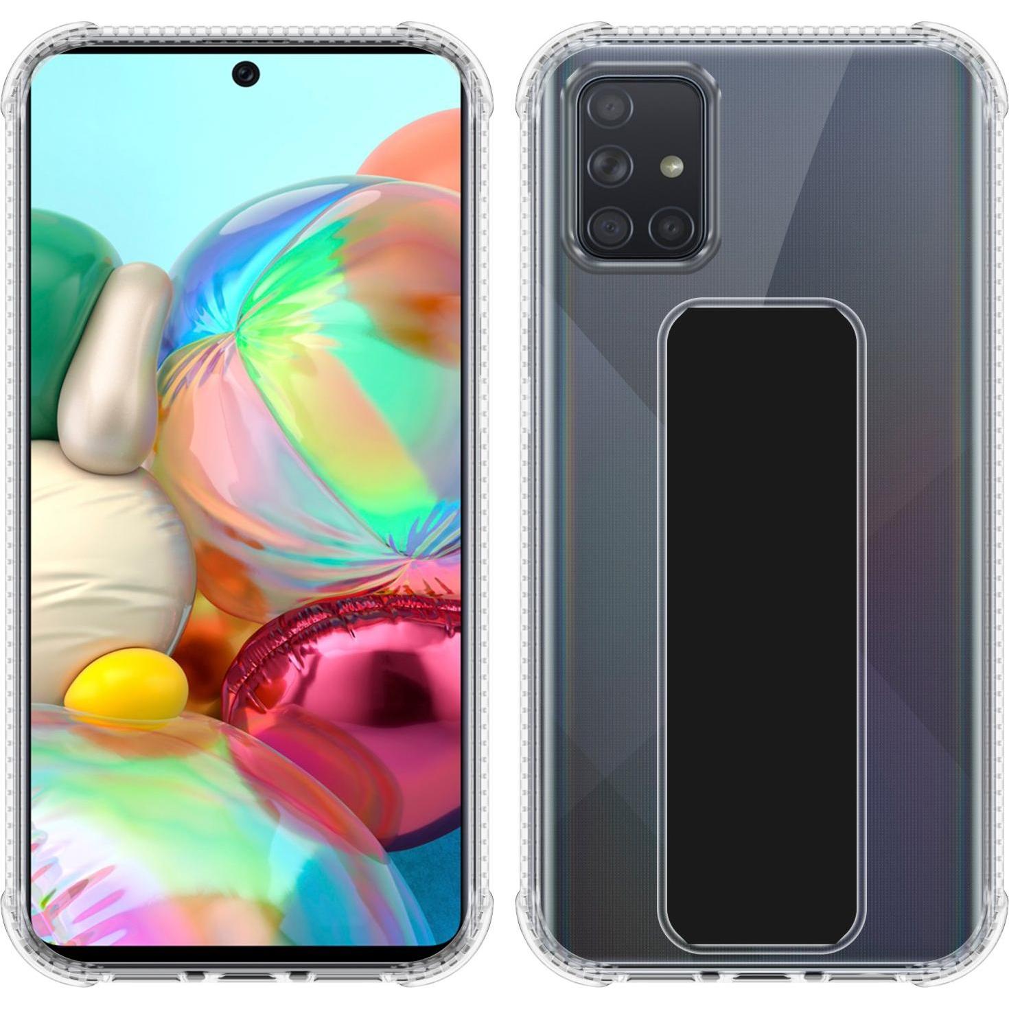 Thumbnail - Cadorabo Hülle für Samsung Galaxy A51 4G / M40s im TPU mit Halterung LM167 Style (Samsung Galaxy M40s), Smartphone Hülle...