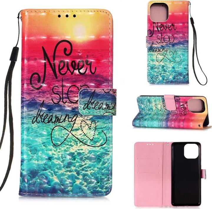 Produktbild Ueli Express iPhone 13 Buch Etui Tasche mit Kartenfach Dreaming (Apple iPhone 13)